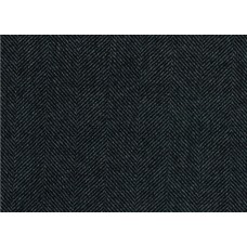 Abraham Moon Tweed Fabric Pure Wool Navy Grey Herringbone 1893/6